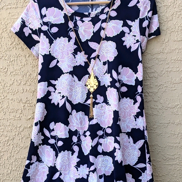 Tiffany & Grey Floral Summer Dress sz M - Picture 1 of 14